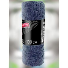 AV Тряпка д/пола из микрофибры ГРАФИТ 80*100см, 1шт серая